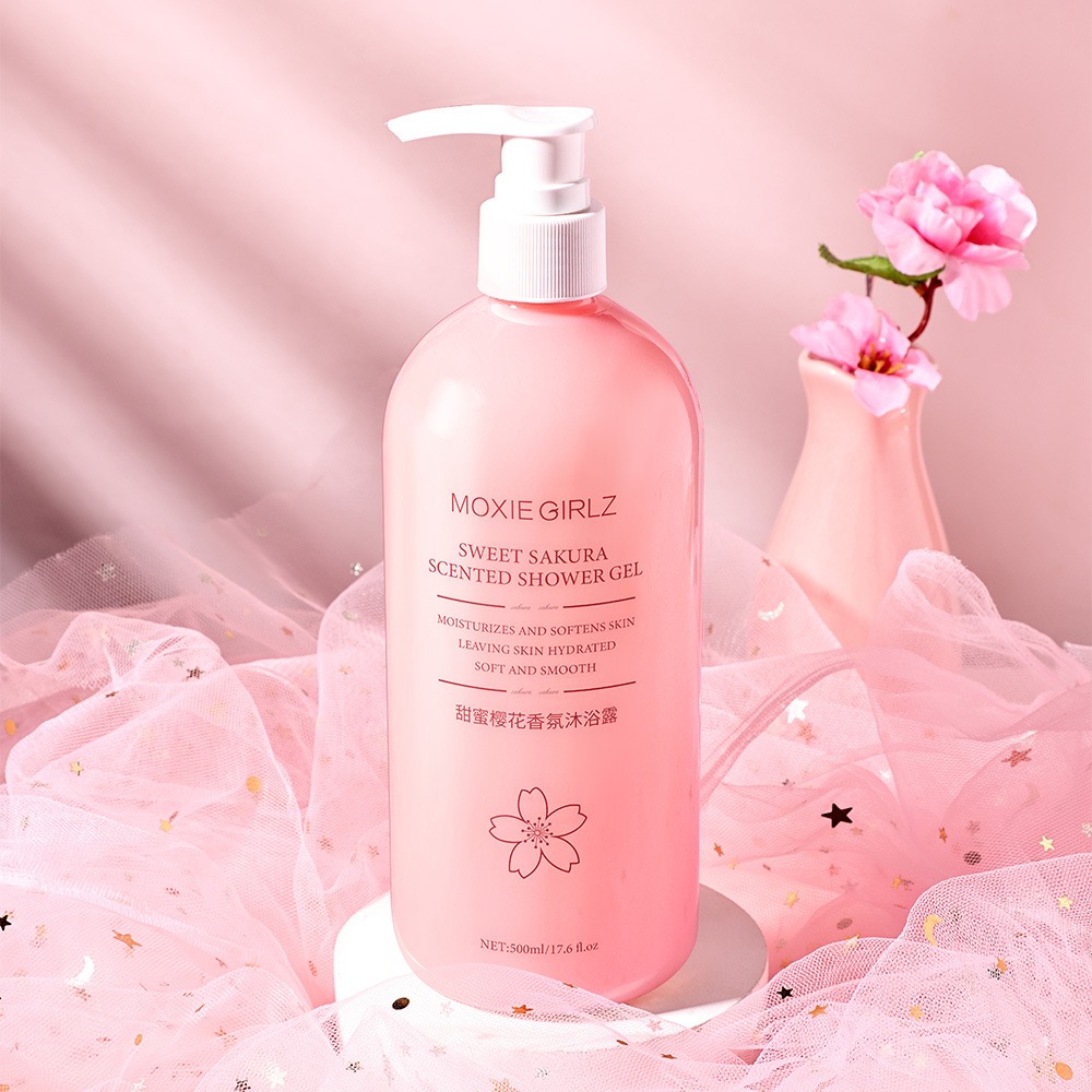 Perfume Fragrance Moisturizer - Tatlı kiraz çiçeği kokulu duş jeli