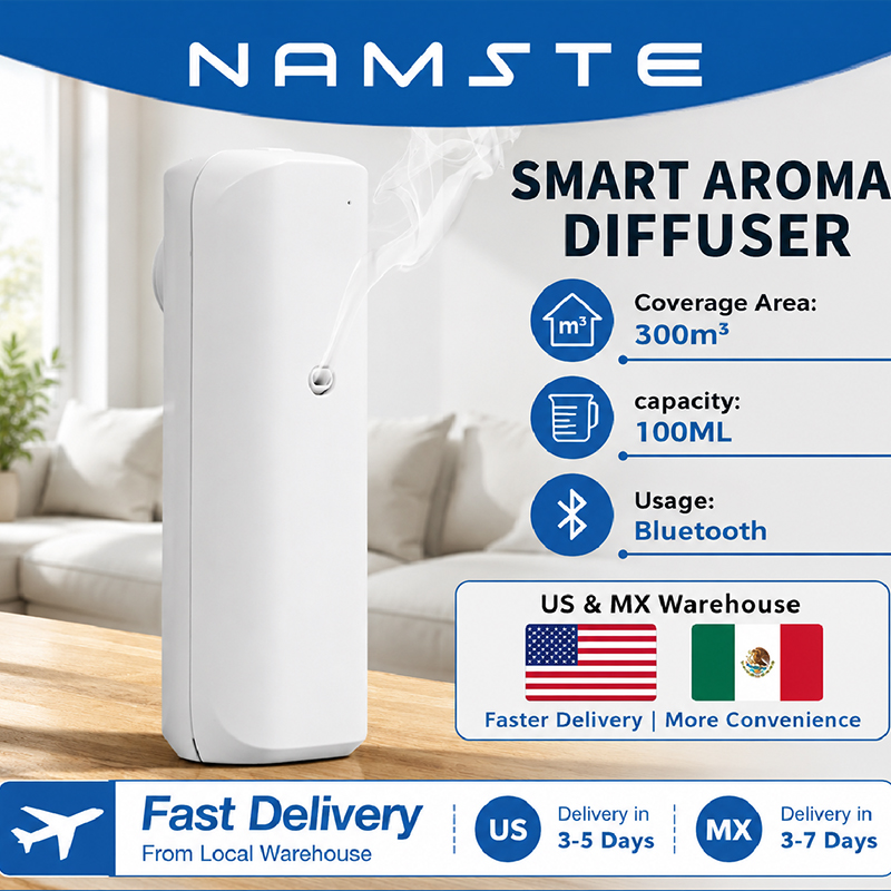 Perfume Fragrance Diffuser - NAMASTE Aromatik Yağ Difüzörü Bluetooth Koku