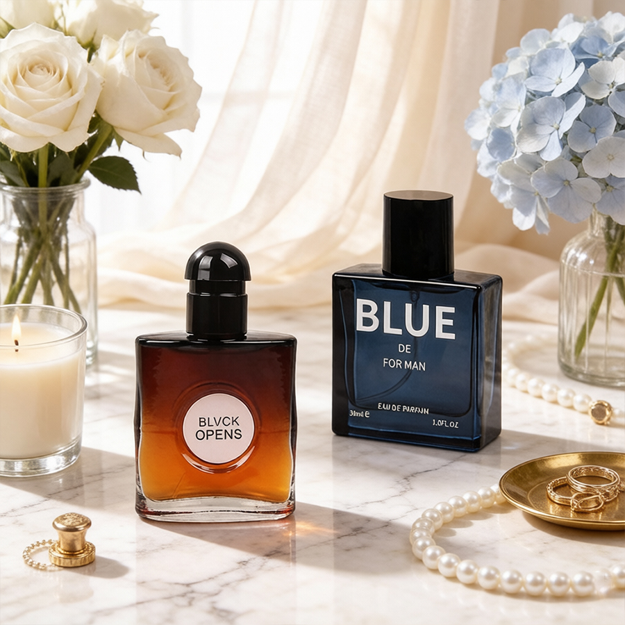 Perfume Light Fragrance - Blue Parfum Erkek ve Kadın Kombinasyonu