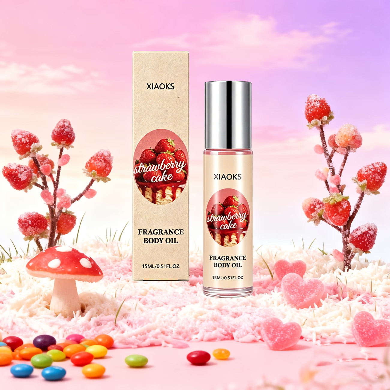 1 Şişe Çilekli Kek Tatlı Roll- - Fragrance Long Lasting Perfume incelemesi ve fiyatı